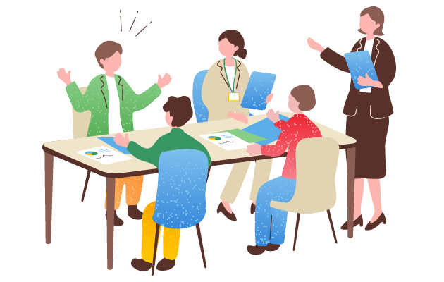 解決過程の共有 活動の記録と発信のイメージ