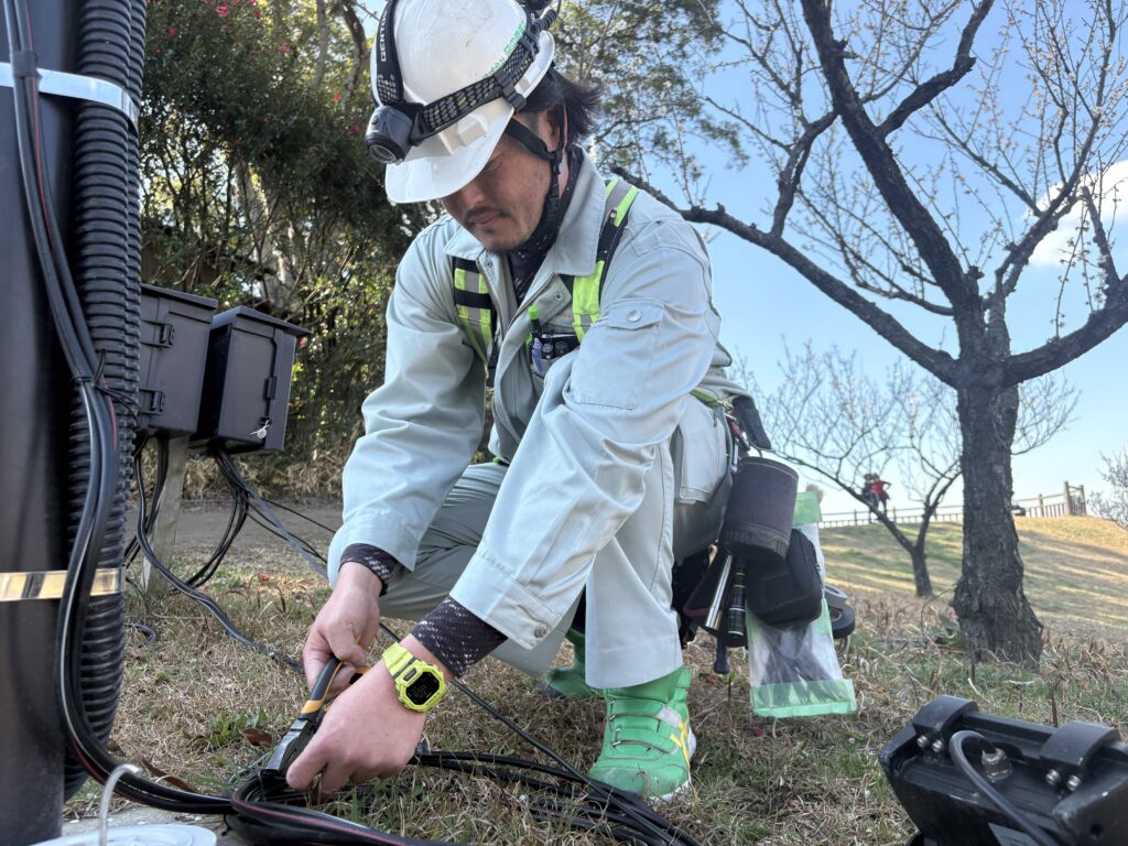 地域とともに歩む電気工事会社 ― 地域イベントを裏で支える仕事への誇り